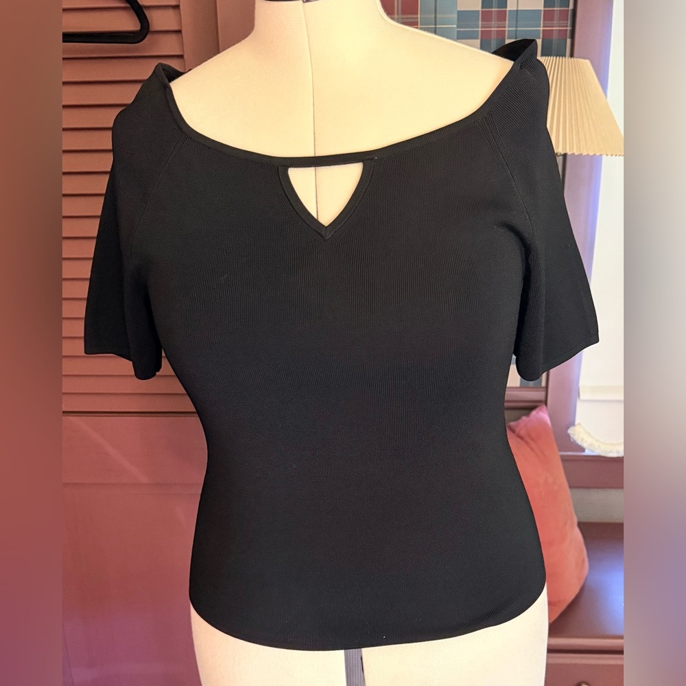 Elegant Black Women's Top